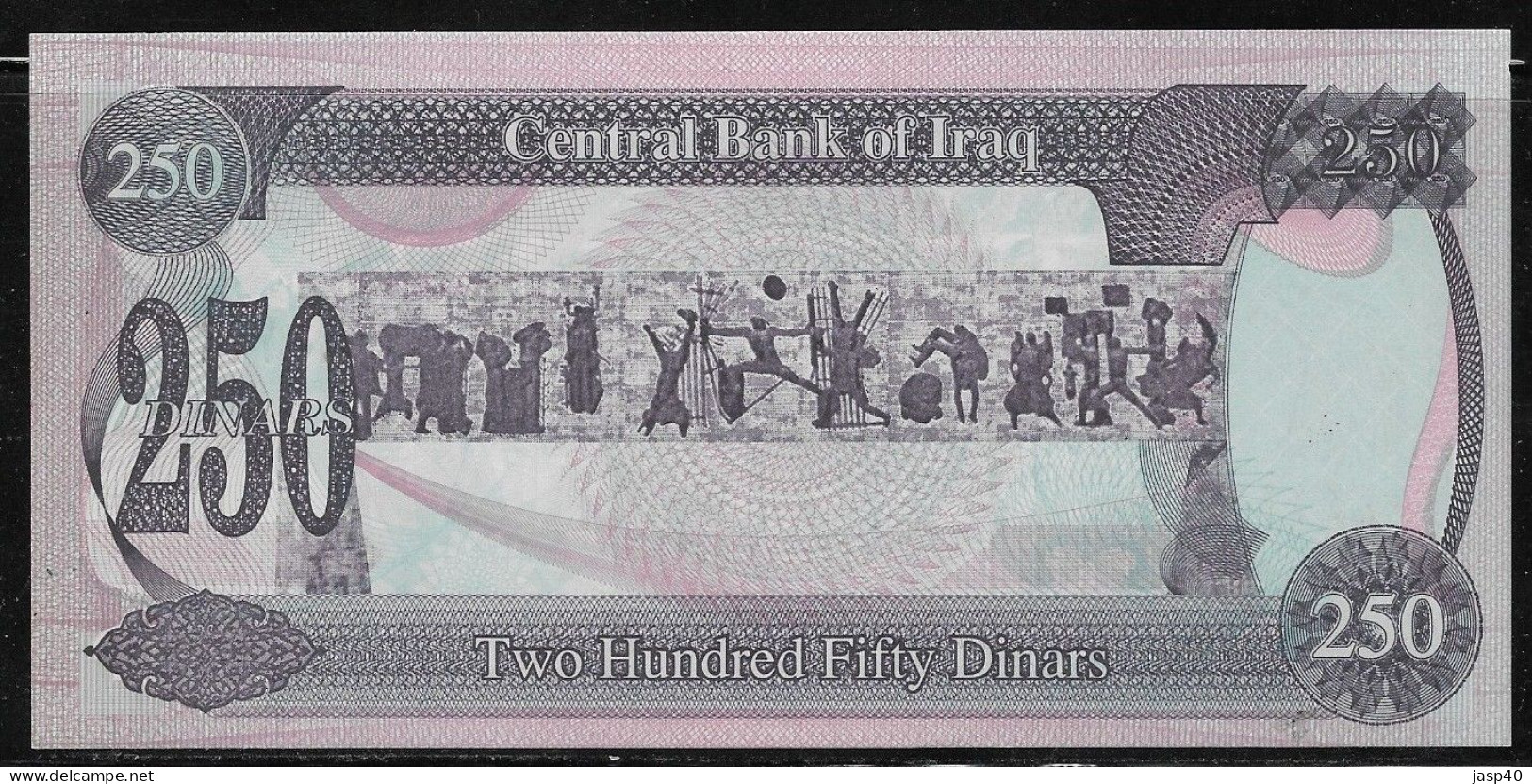 IRAQUE - 250 DINARS - Irak
