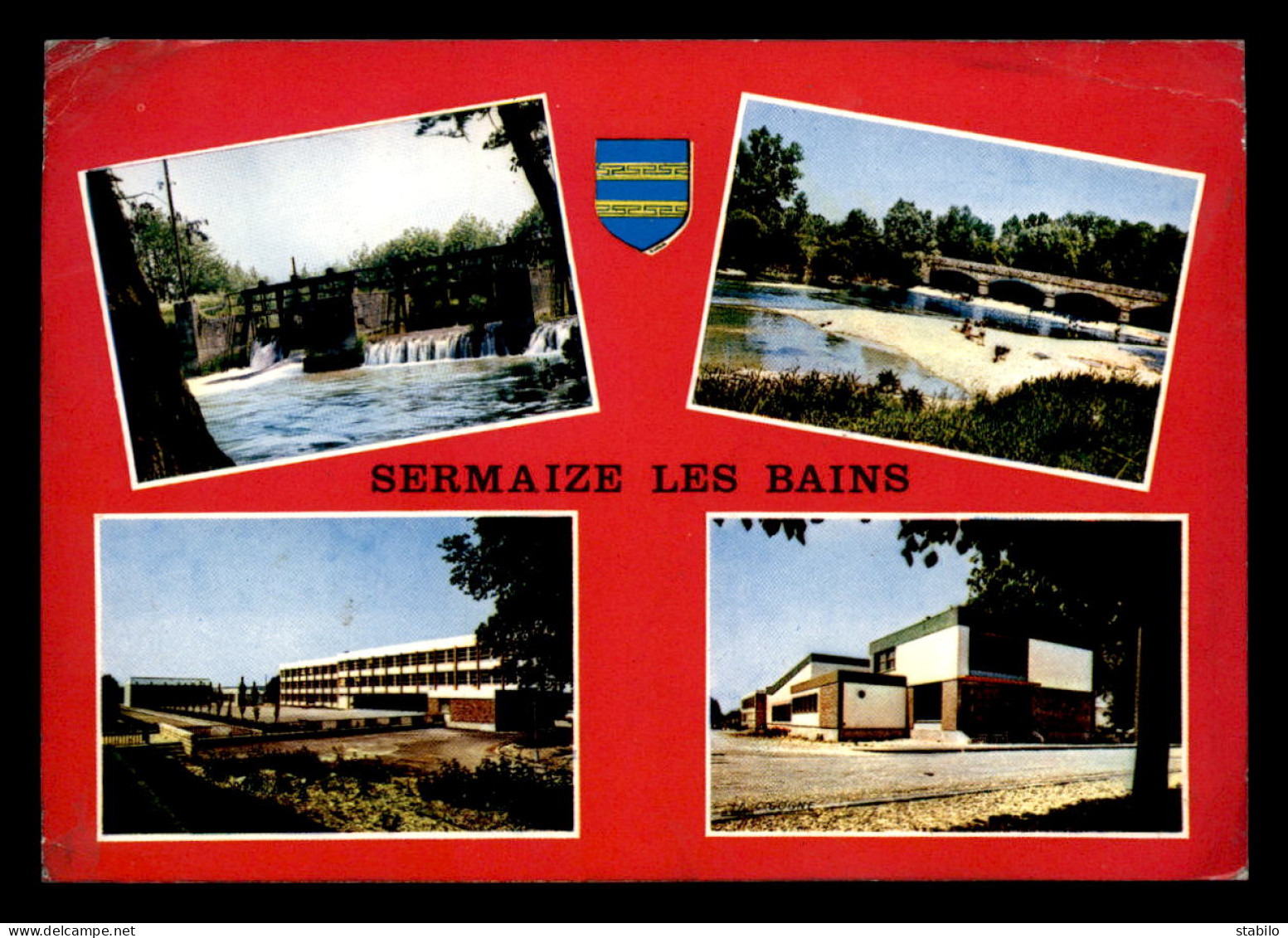 51 - SERMAIZE-LES-BAINS - MULTIVUES ET BLASON - Sermaize-les-Bains