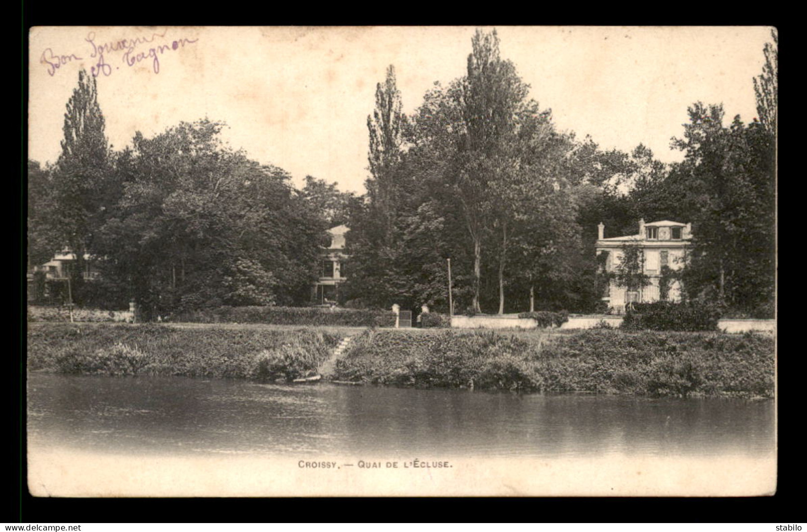 78 - CROISSY-SUR-SEINE - QUAI DE L'ECLUSE - Croissy-sur-Seine