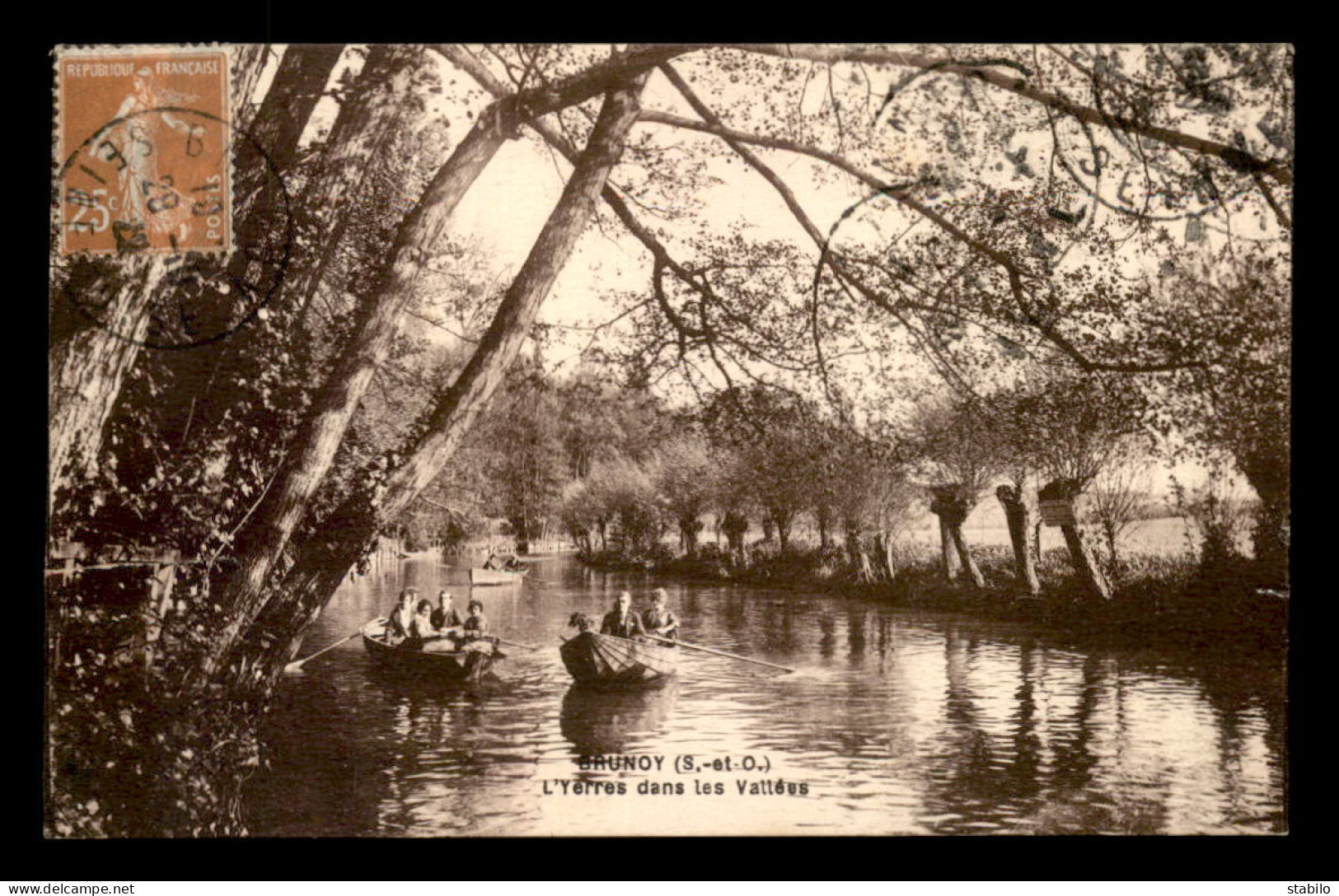 91 - BRUNOY - L'YERRES DANS LES VALLEES - VOIR L'ETAT - Brunoy