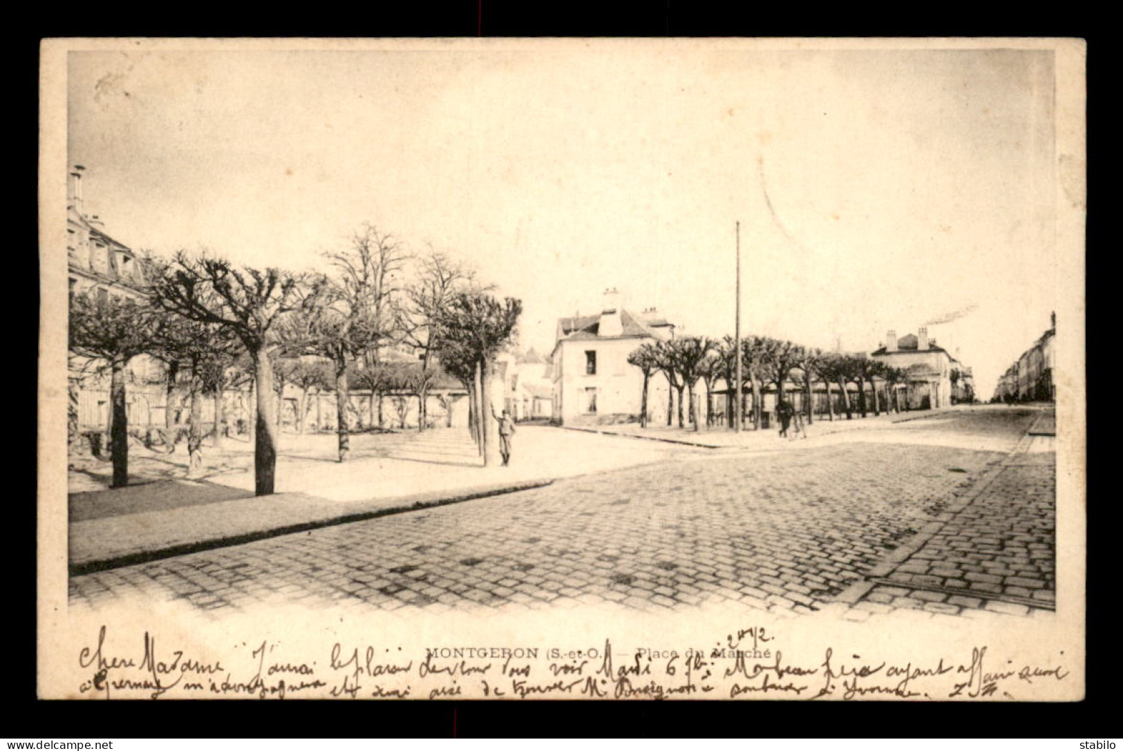 91 - MONTGERON - PLACE DU MARCHE - Montgeron