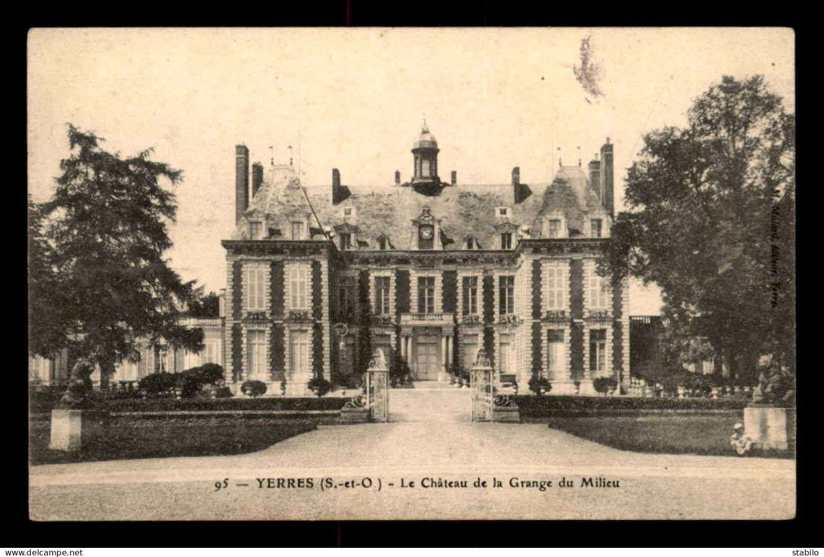 91 - YERRES - LE CHATEAU DE LA GRANGE DU MILIEU - Yerres