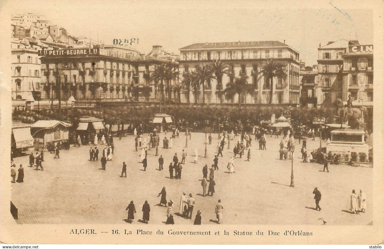 GUERRE D'ALGERIE - CARTE D'ALGER VOYAGE EN F.M - CACHET DU 22E REGIMENT D'INFANTERIE - FRANCHISE MILITAIRE - Guerre D'Algérie