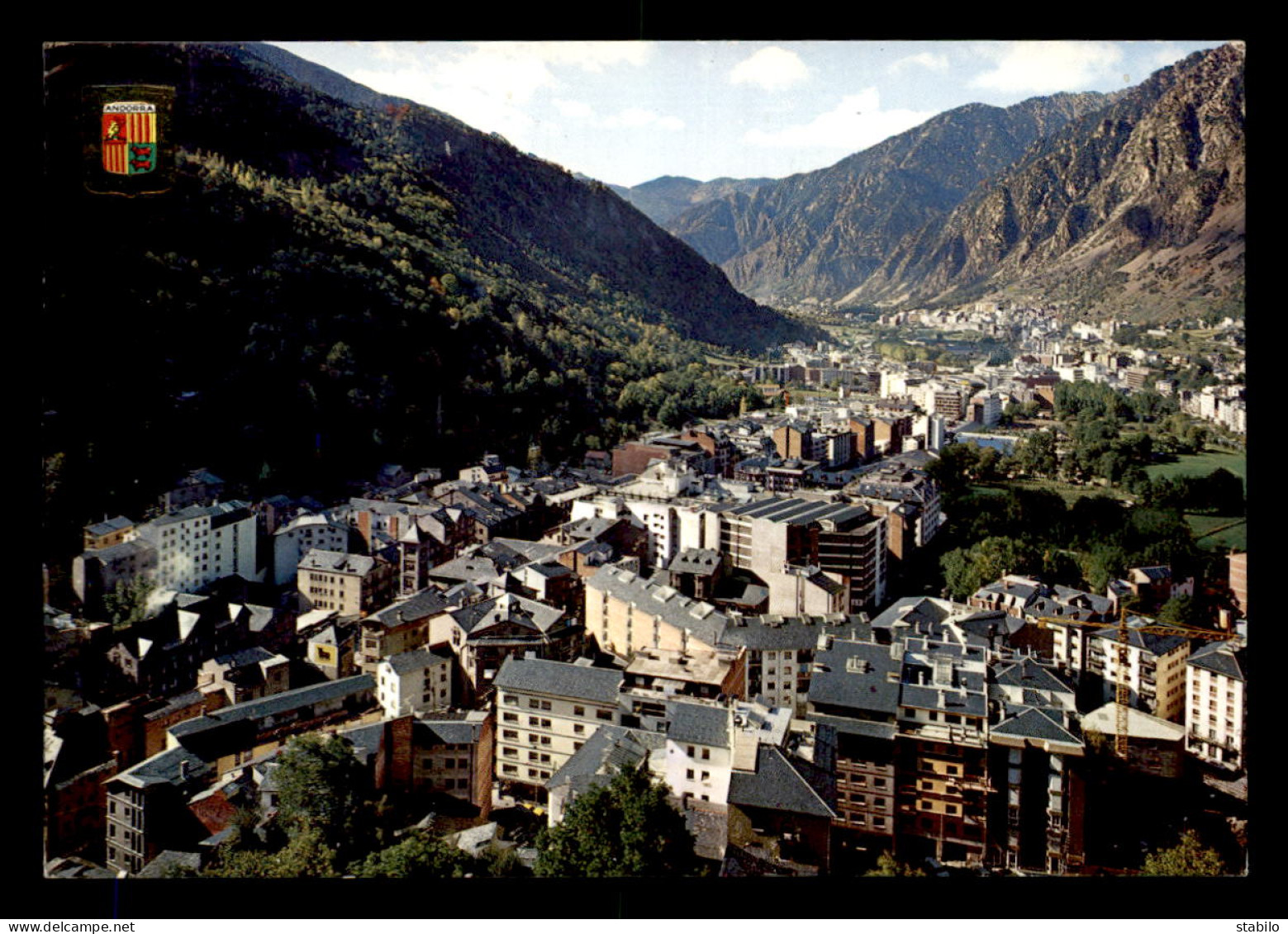 ANDORRE - ESCALDES - CARTE AVEC TIMBRE - Andorre