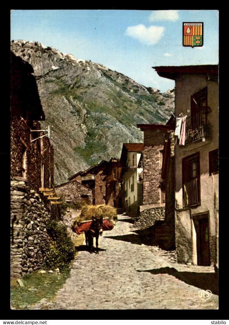 ANDORRE - CANILLO - CARTE AVEC TIMBRE - Andorra