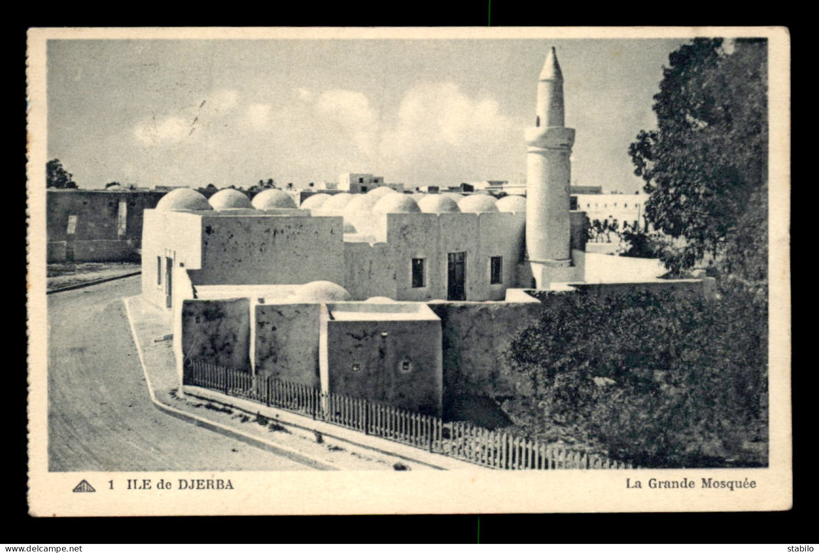 TUNISIE - ILE DE DJERBA - LA GRANDE MOSQUEE - Túnez