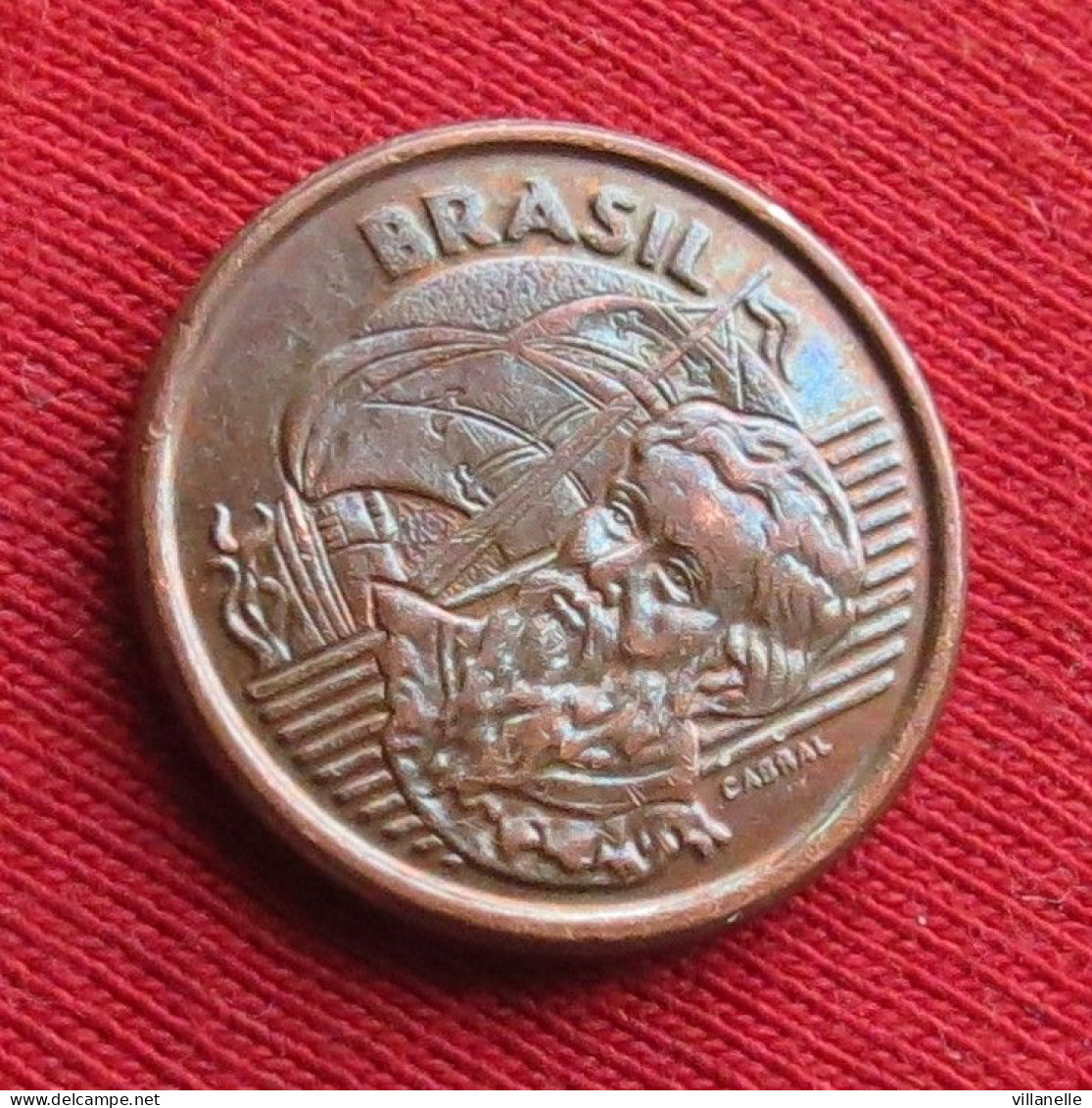 Brazil 1 Centavo 2003 KM# 647.1 Lt 443 Brasil Bresil Brasile Brazilia - Brésil