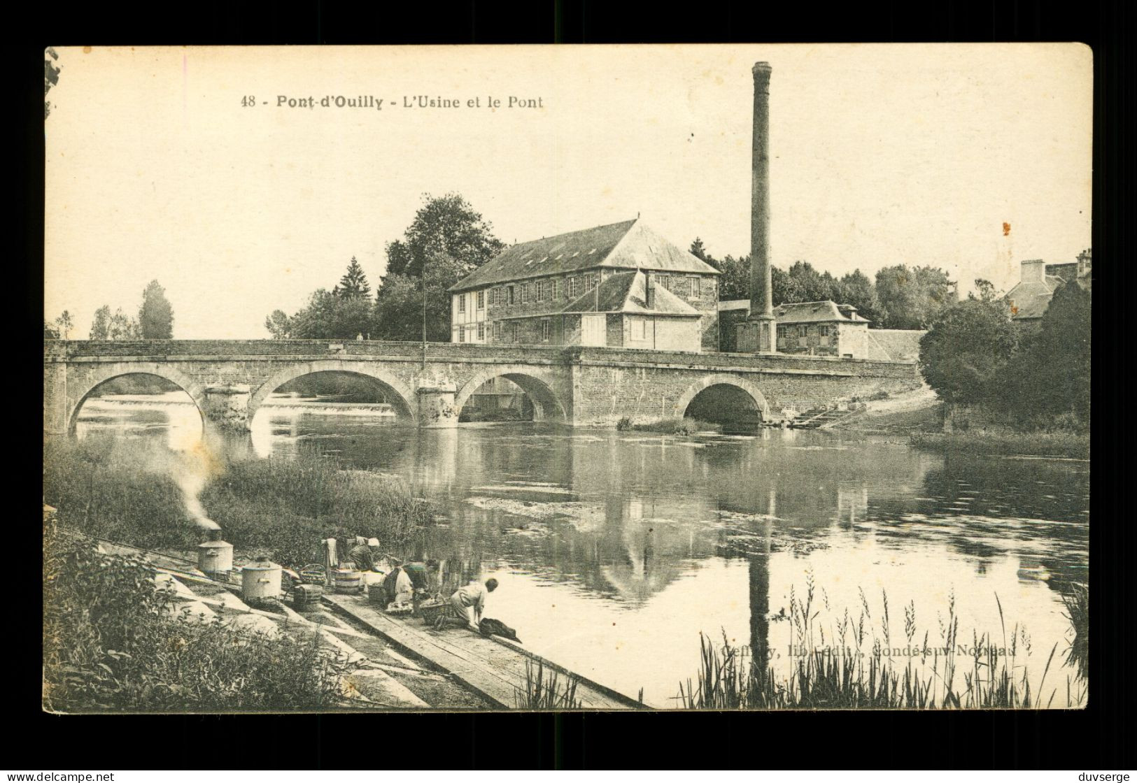 14 Calvados Pont D' Ouilly L ' Usine Et Le Pont - Pont D'Ouilly