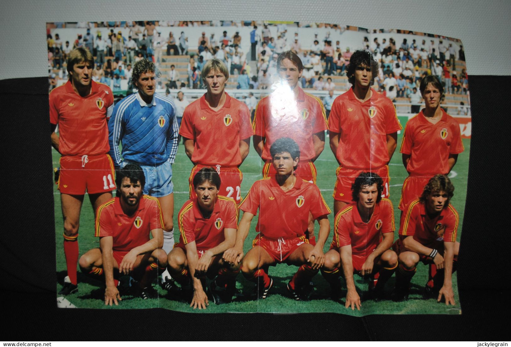 Belgique Poster Diables Rouges Mexico 1986 Etat Correct Envoi Bpost Belgique : 2 € Europe : 5 € - Andere & Zonder Classificatie