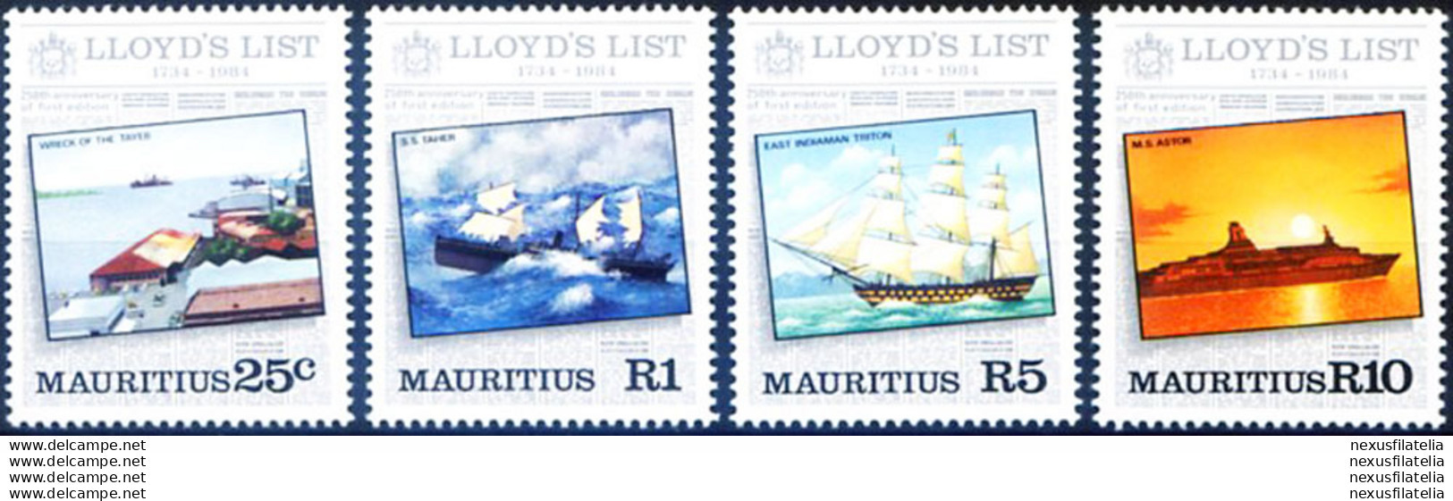 Navi E Lloyd's 1984. - Mauritius (1968-...)