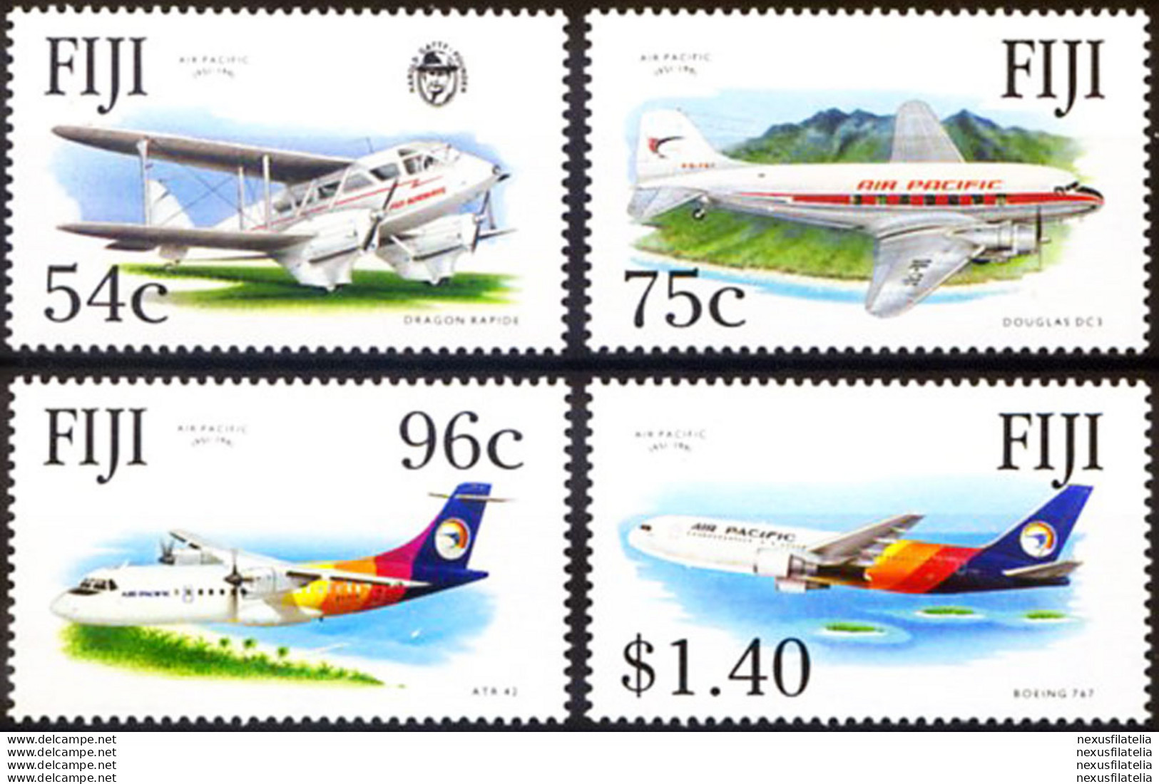 40° Dell'Air Pacific 1991. - Fiji (1970-...)