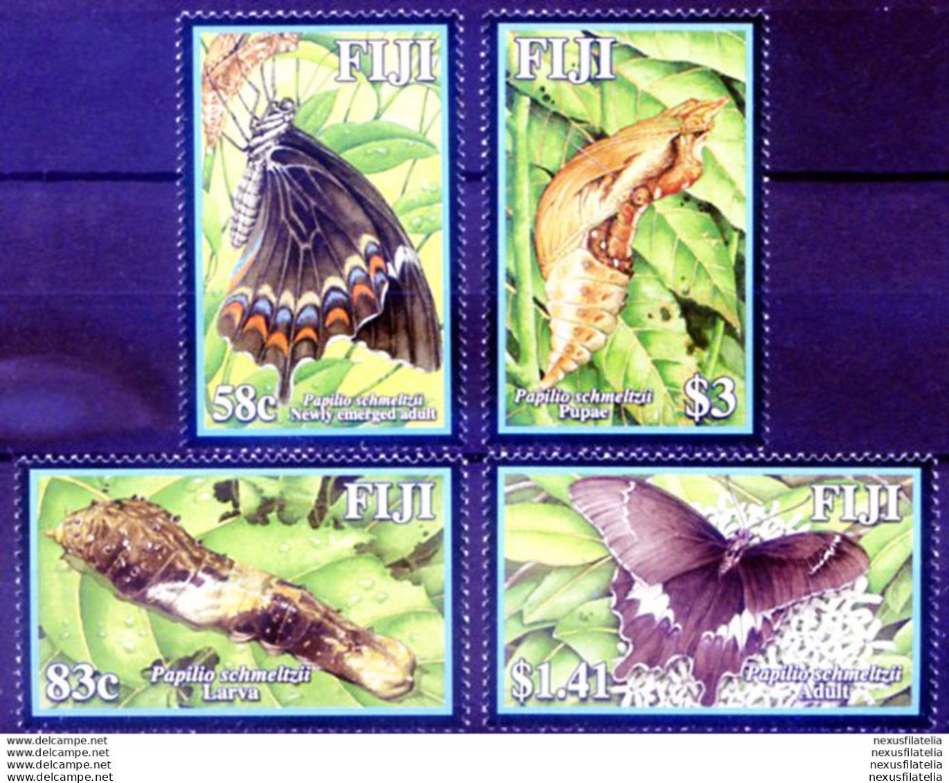 Fauna. Farfalle 2004. - Fiji (1970-...)