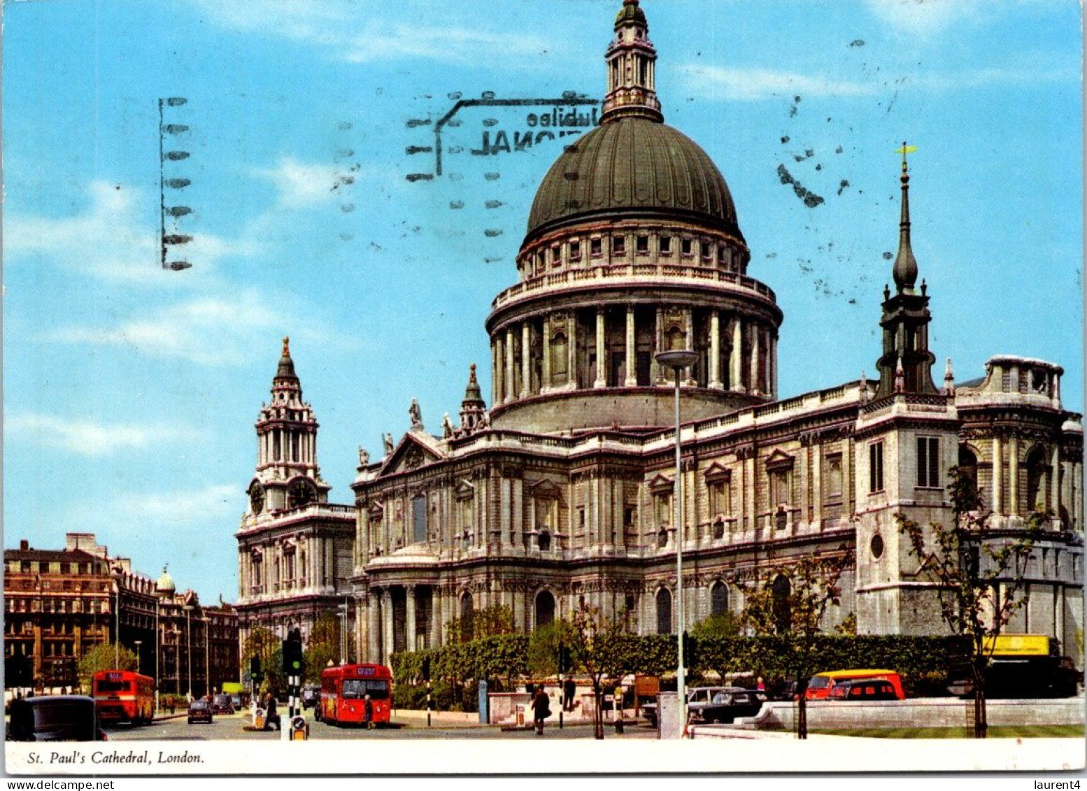 16-4-2024 (2 Z 15)  UK (posted To France 1977) St Paul Cathedral - Churches & Cathedrals