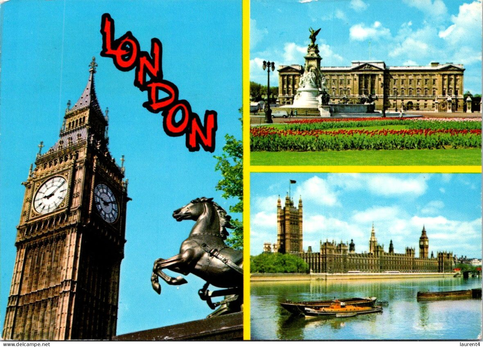 16-4-2024 (2 Z 15)  UK (posted To France 1977 ?) 3 Monuments - Monuments