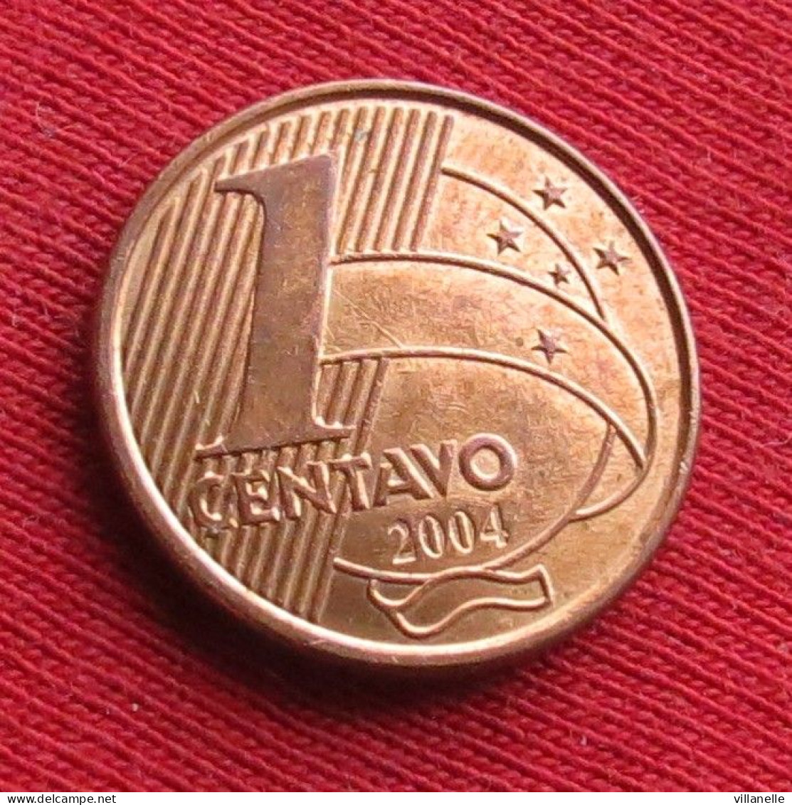 Brazil 1 Centavo 2004 KM# 647.1 Lt 1590 Brasil Bresil Brasile Brazilia - Brazil