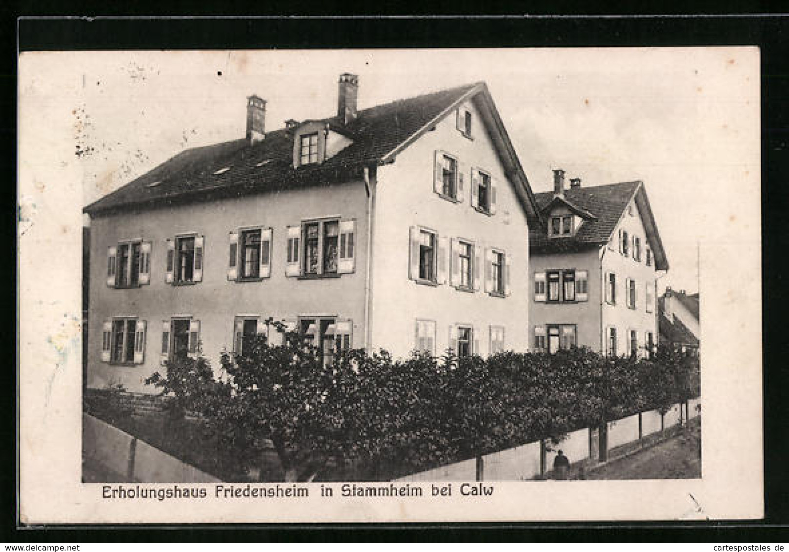 AK Stammheim /Kr. Calw, Erholungshaus Friedensheim Aus Der Vogelschau  - Calw