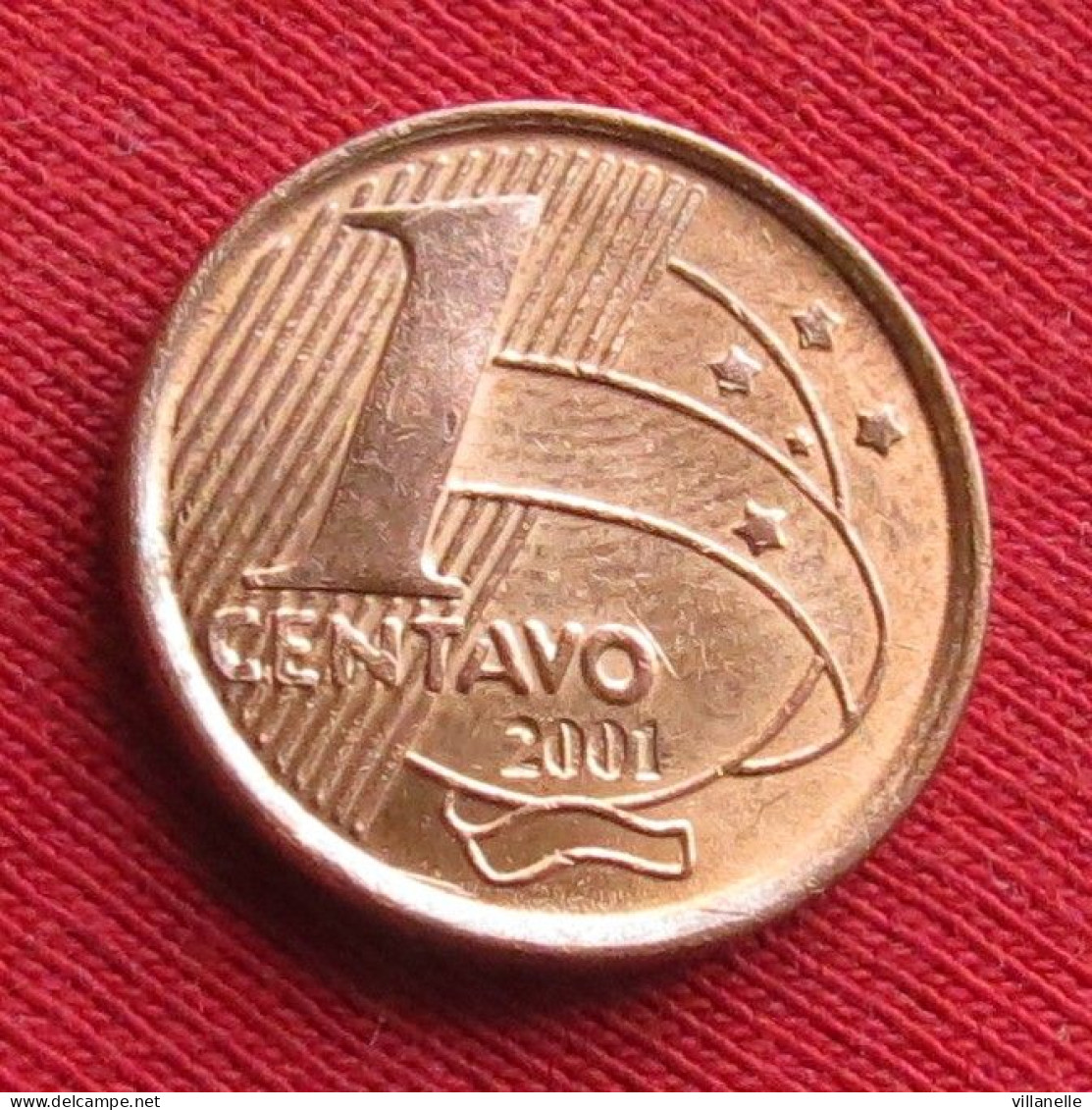 Brazil 1 Centavo 2001 KM# 647 Lt 1615 Brasil Bresil Brasile Brazilia - Brazilië