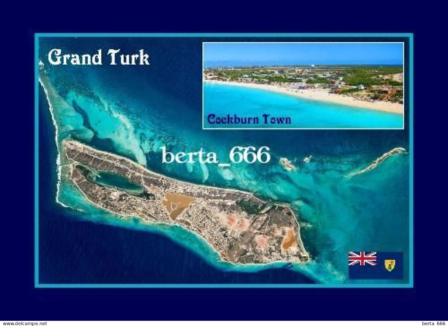 Turks And Caicos Grand Turk Island New Postcard - Turcas Y Caicos (Islas)