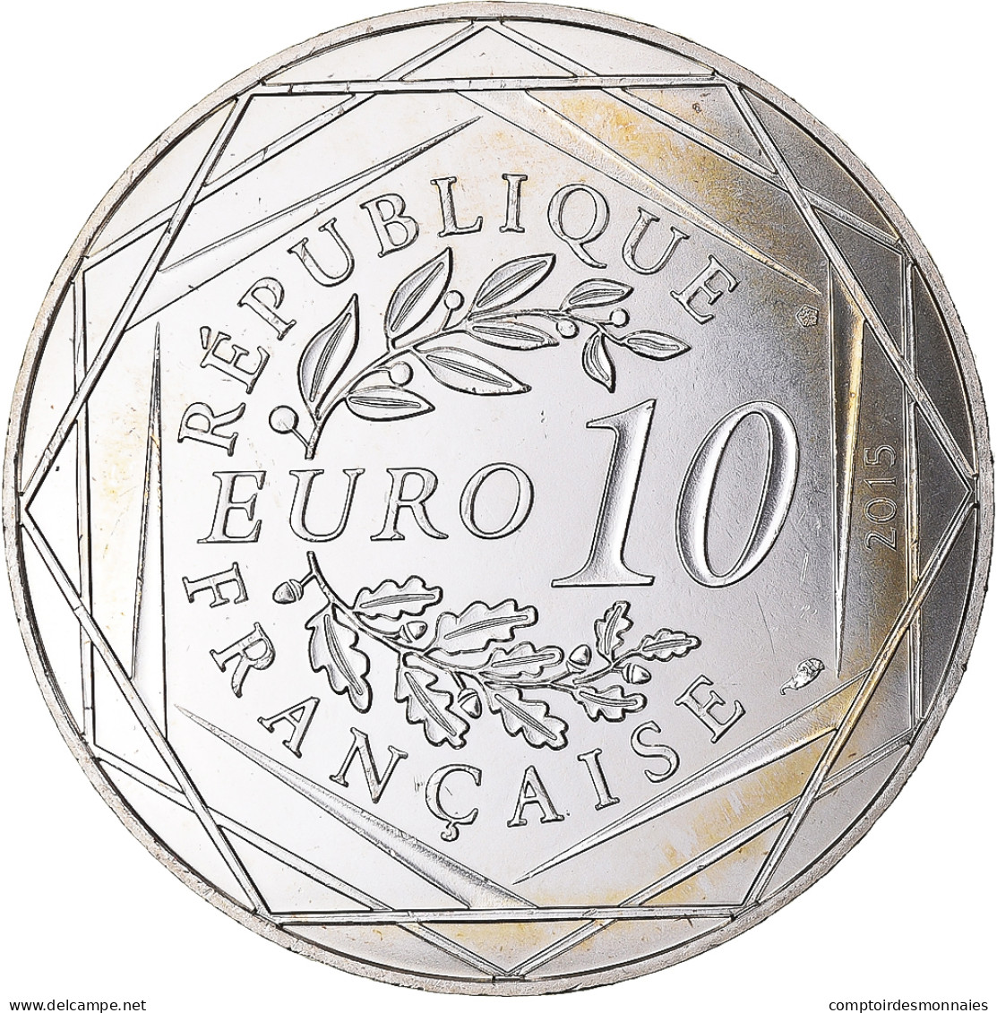 France, 10 Euro, Astérix - Liberté, 2015, Monnaie De Paris, SPL+, Argent - France