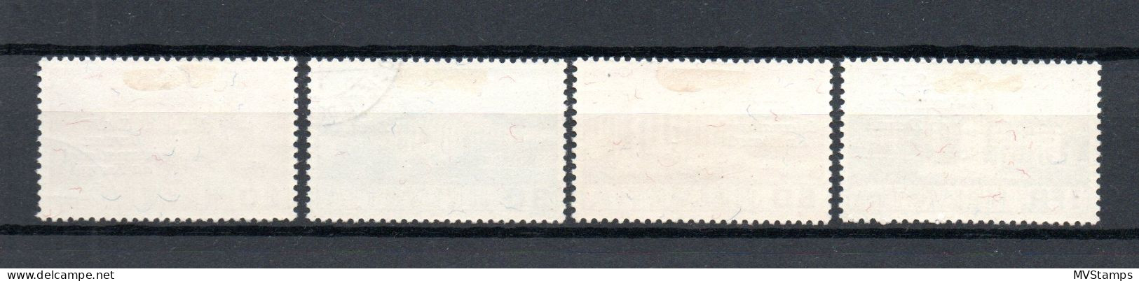 Switzerland 1938 Set Service BIT/ILO Stamps (Michel 49/52) Used - Officials