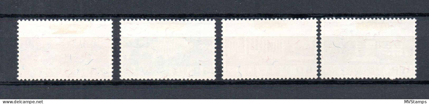 Switzerland 1938 Set Service BIT/ILO Stamps (Michel 53/56) Used - Officials