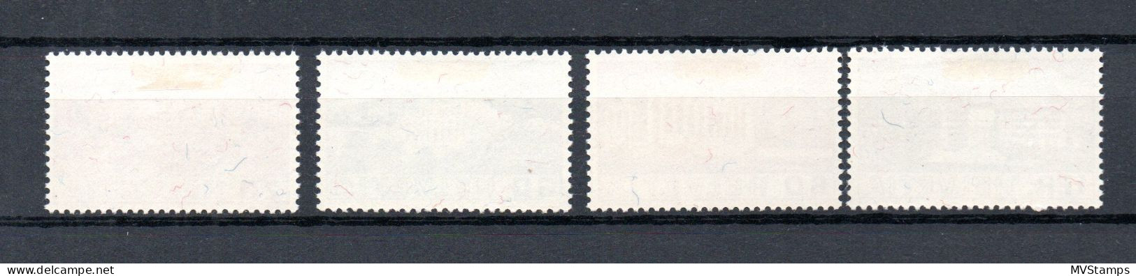 Switzerland 1938 Set Service BIT/ILO Stamps (Michel 53/56) Used - Dienstzegels