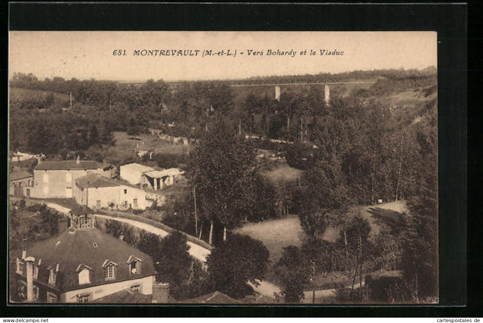 CPA Montrevault, Vers Bohardy Et Le Viaduc  - Montrevault