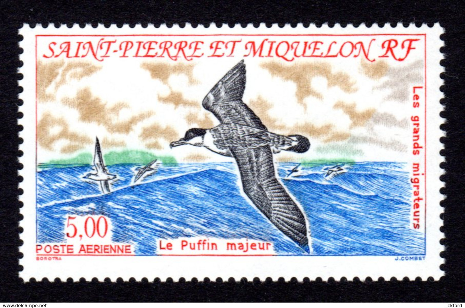 S.P.M. 1993 - PA  Yvert N° 72 -  Neuf **/ MNH - Oiseaux Migrateurs, Birds - Neufs