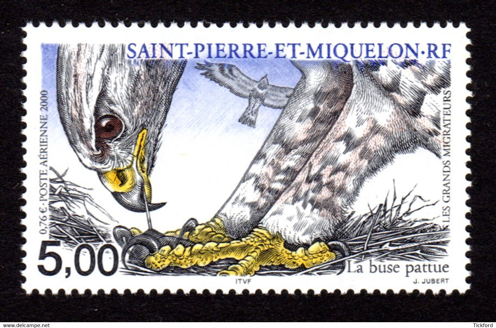S.P.M. 2000 - PA  Yvert N° 80 -  Neuf **/ MNH - Oiseaux Migrateurs, Birds - Neufs