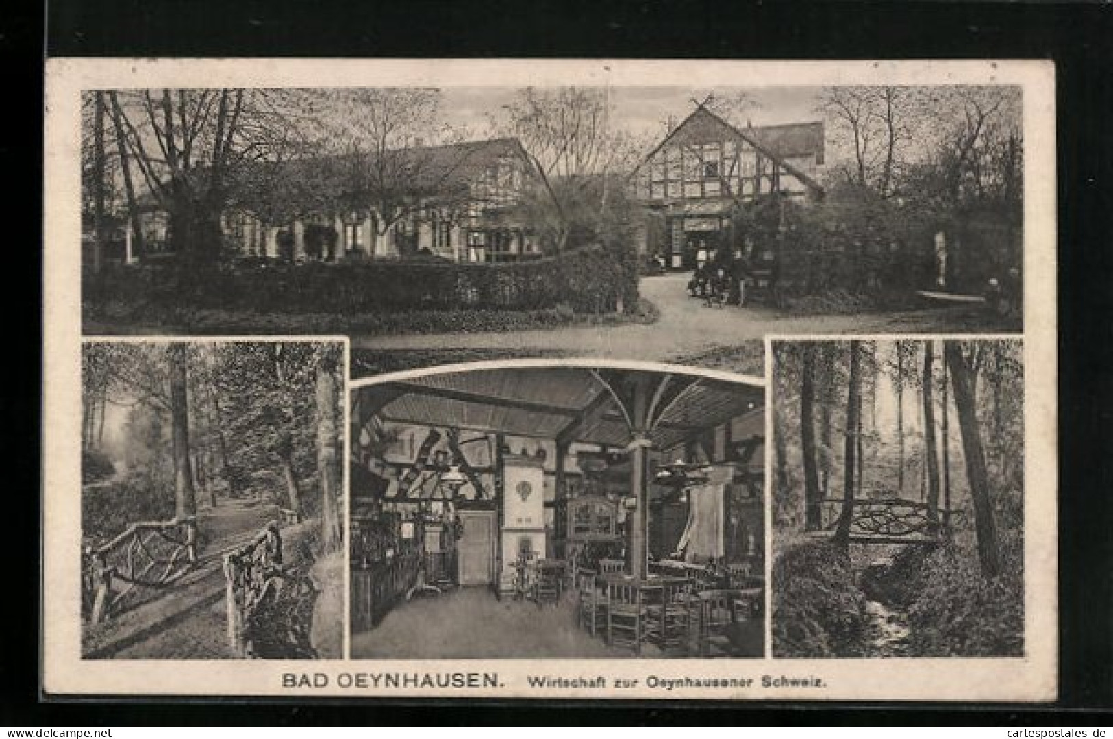 AK Bad Oeynhausen, Gastwirtschaft Zur Oeynhausener Schweiz  - Bad Oeynhausen
