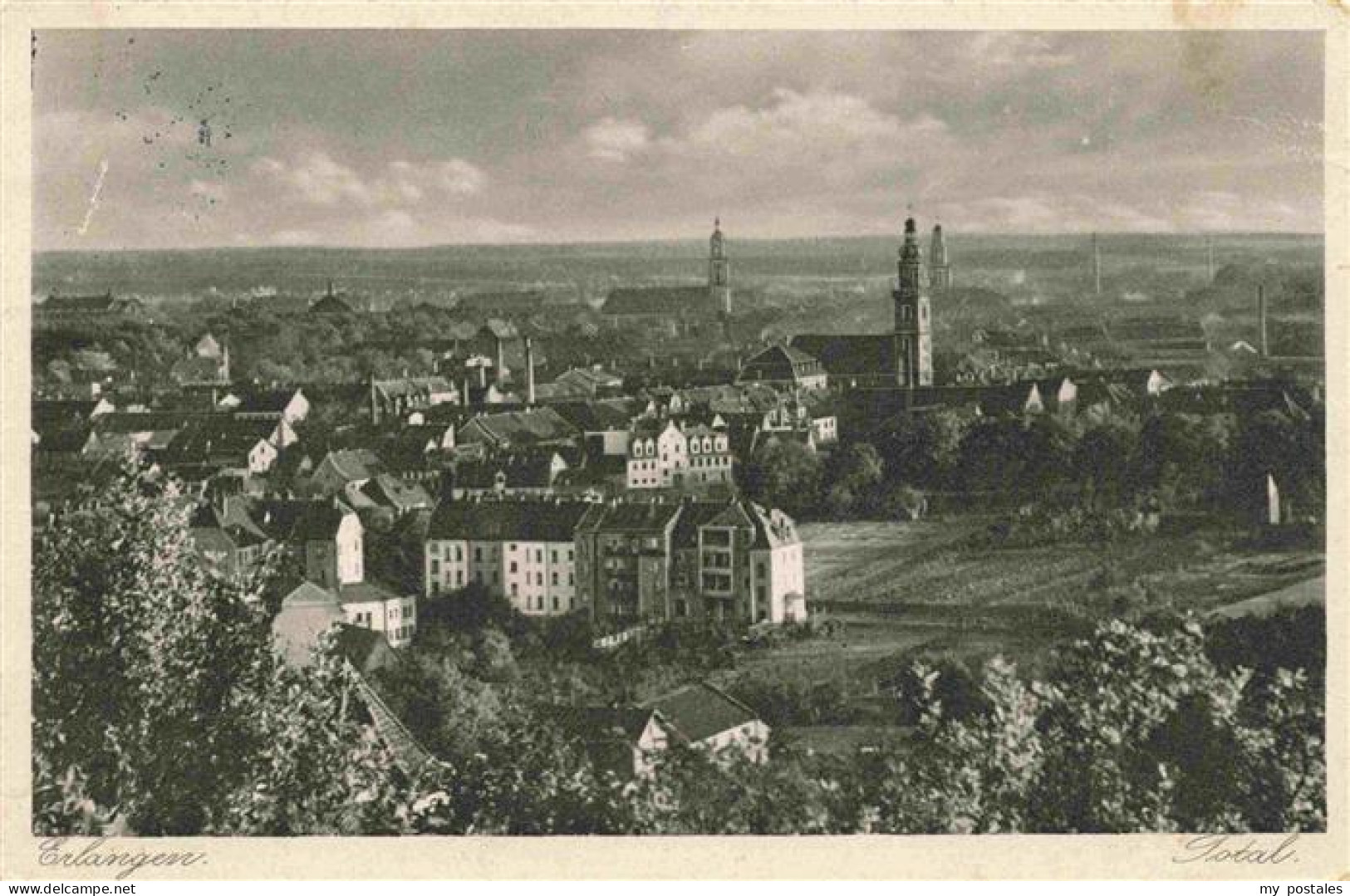 73971225 ERLANGEN Stadtpanorama - Erlangen