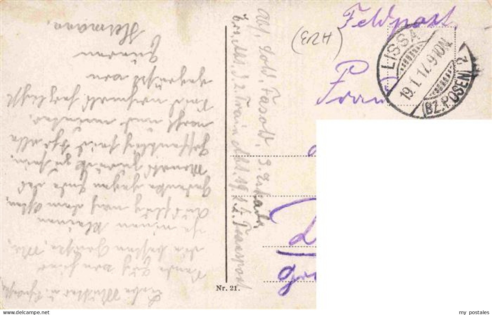 73971209 Lissa__Posen_LESZNO_Warthegau_PL Totalansicht Feldpost - Polonia