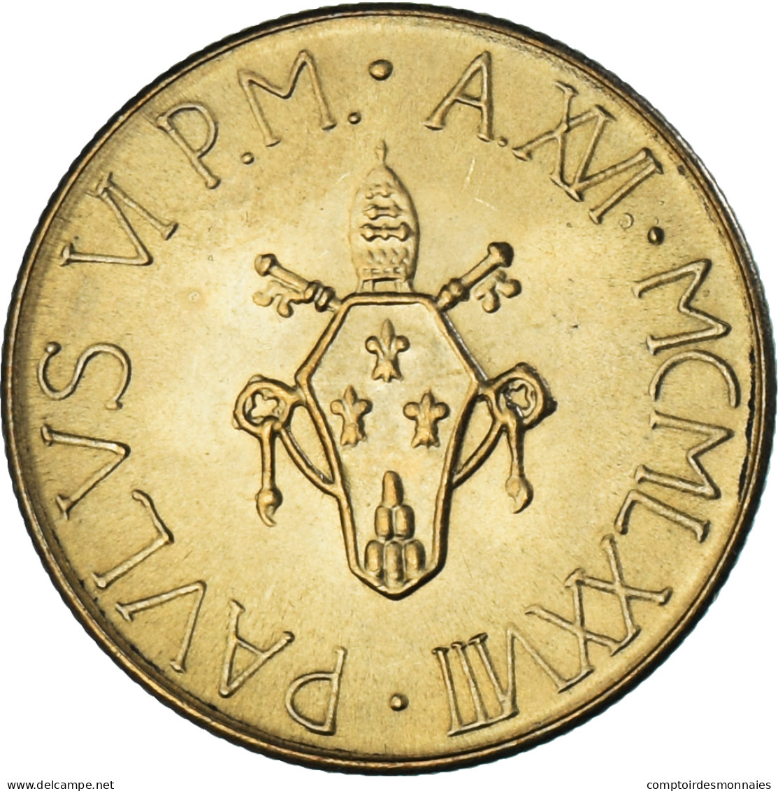 Monnaie, Cité Du Vatican, Paul VI, 200 Lire, 1978, SPL, Bronze-Aluminium - Vatican