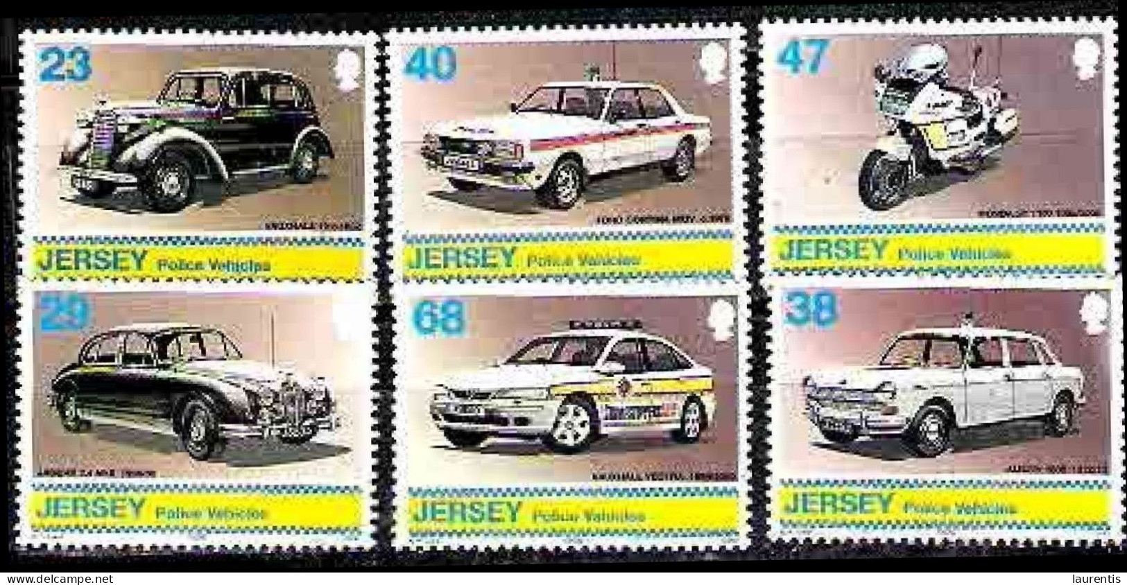 628  Cars - Voitures - Jersey - MNH - 2£50 Face Value - 2,75 - Cars