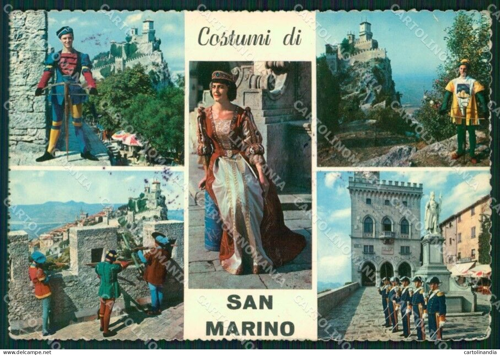 Repubblica Di San Marino Costumi ABRASA Foto FG Cartolina ZKM8264 - Reggio Emilia