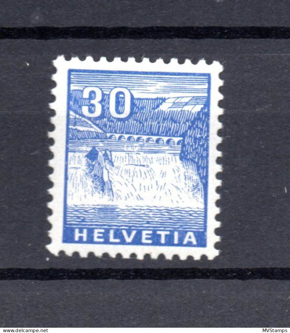 Switzerland 1934 Old Definitive 30 Centimes Stamp (Michel 276) MLH - Ungebraucht