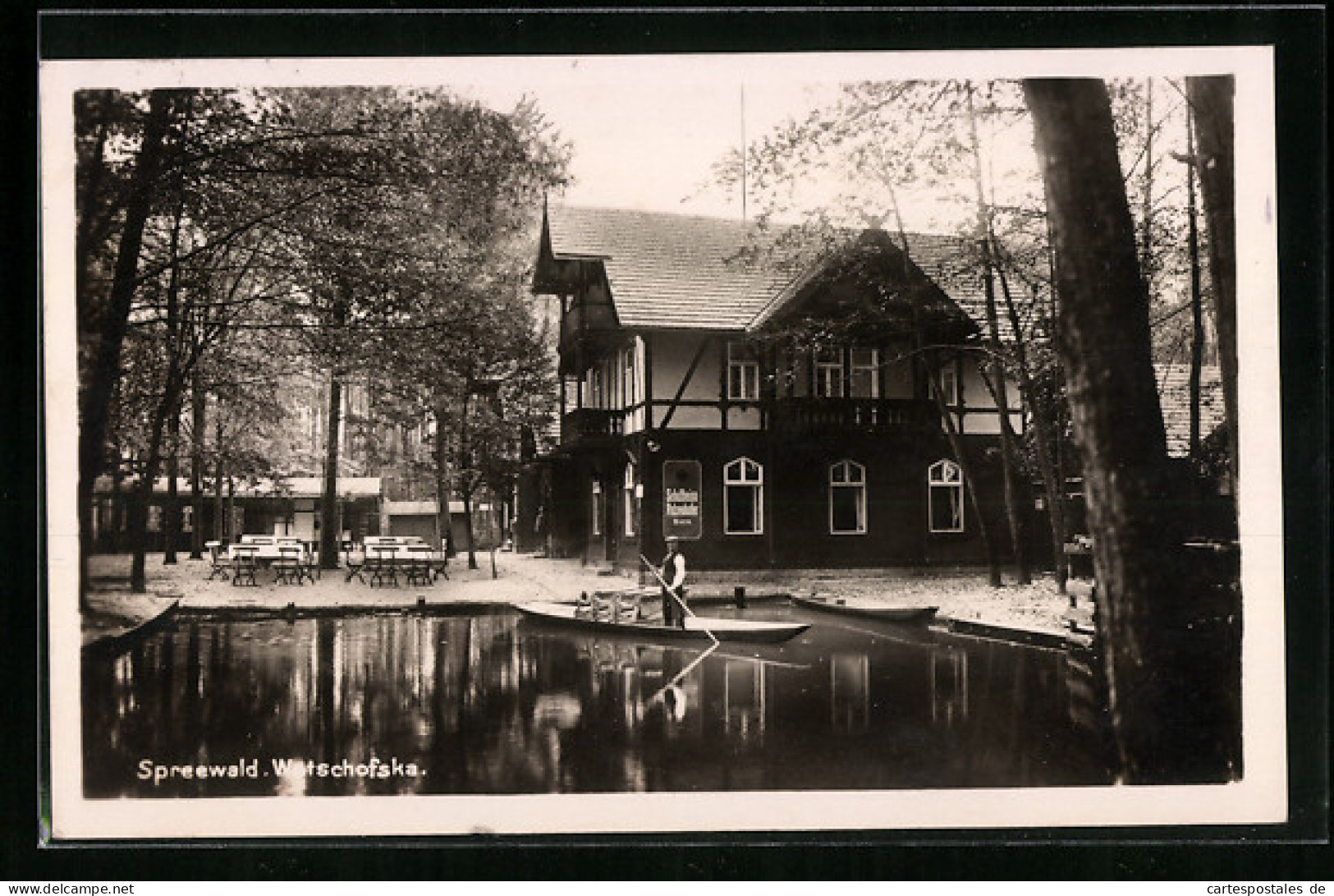 AK Lübbenau /Spreewald, Gasthof Wotschofska  - Luebbenau