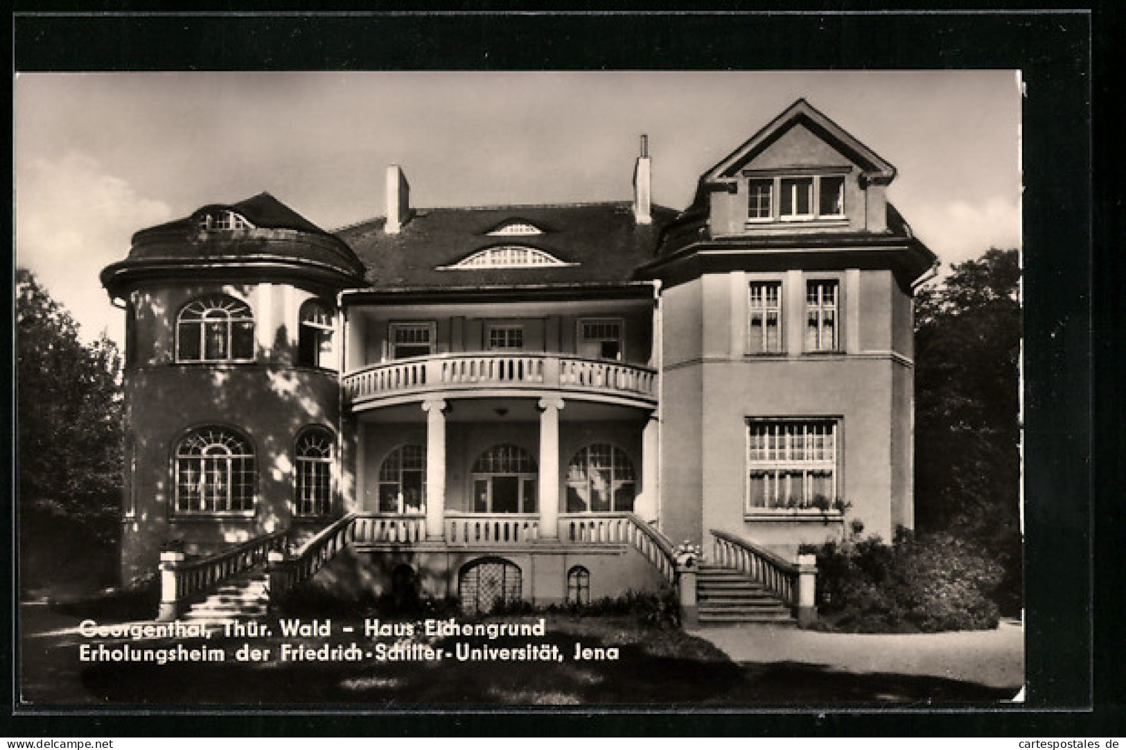 AK Georgenthal /Thür. Wald, Haus Eichengrund, Erholungsheim Der Friedrich-Schiller-Universität Jena  - Jena