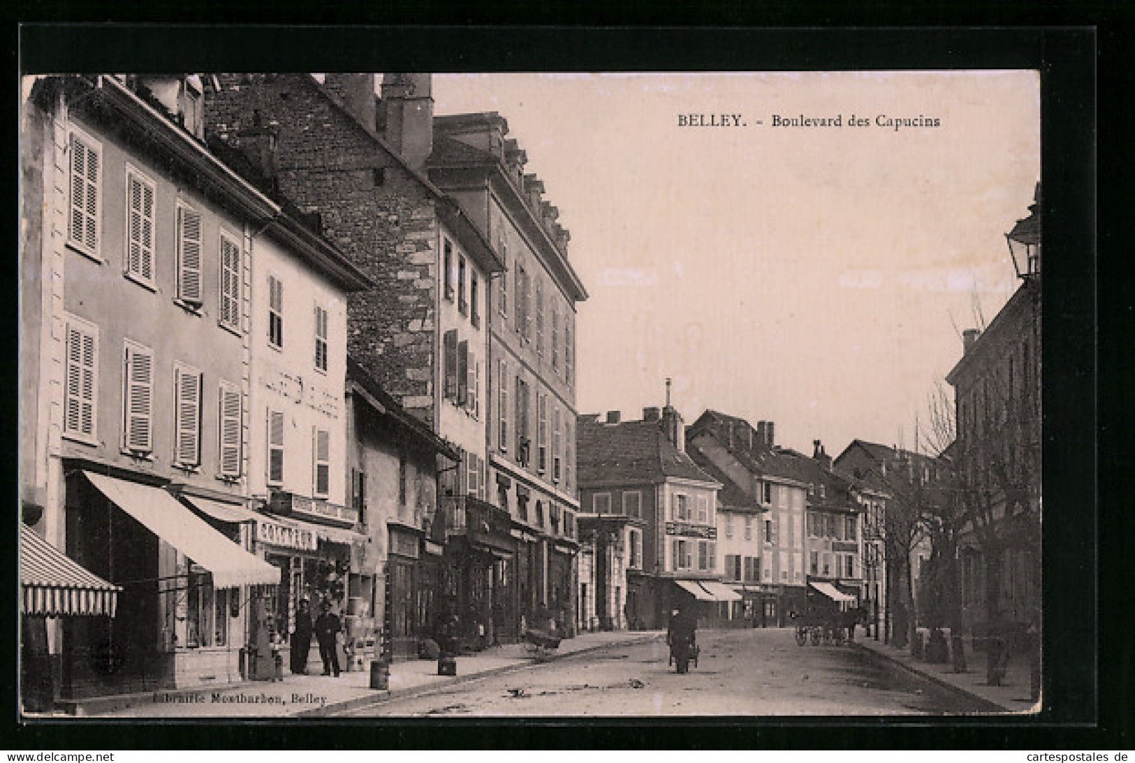 CPA Belley, Boulevard Des Capucins  - Belley