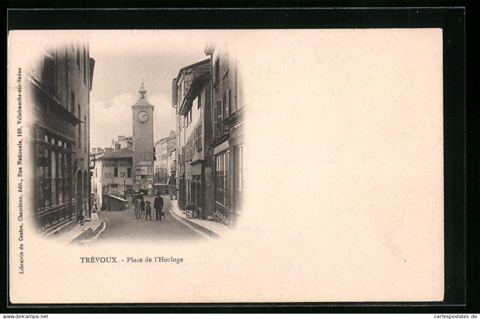 CPA Trévoux, Place De L`Horloge  - Trévoux