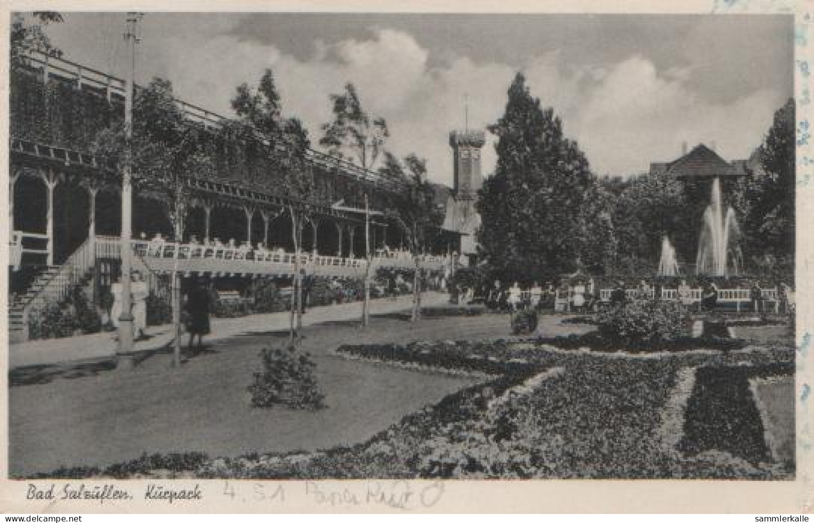 17421 - Bad Salzuflen - Kurpark - 1951 - Bad Salzuflen