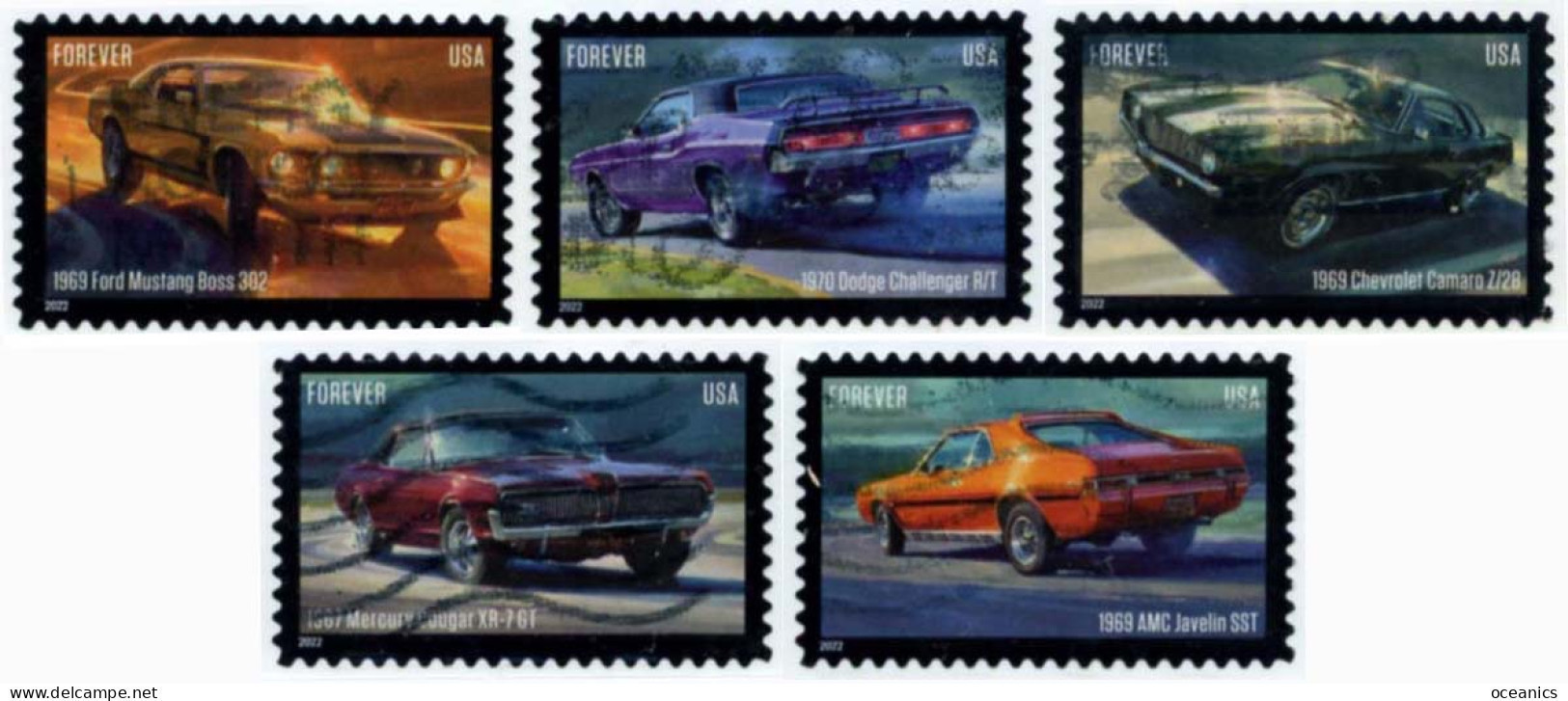 Etats-Unis / United States (Scott No.5715-19 - Pony Cars) (o) - Gebraucht