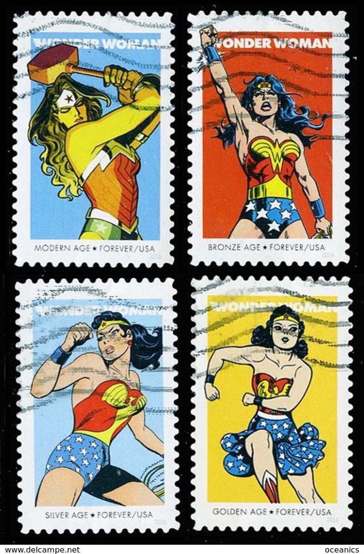 Etats-Unis / United States (Scott No.5149-52 - Wonder Women) (o) Set Of 4 - Used Stamps