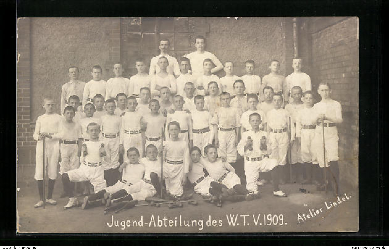 AK Hagen /Westf., Jugend-Abteilung Des W. T. V. 1909  - Hagen