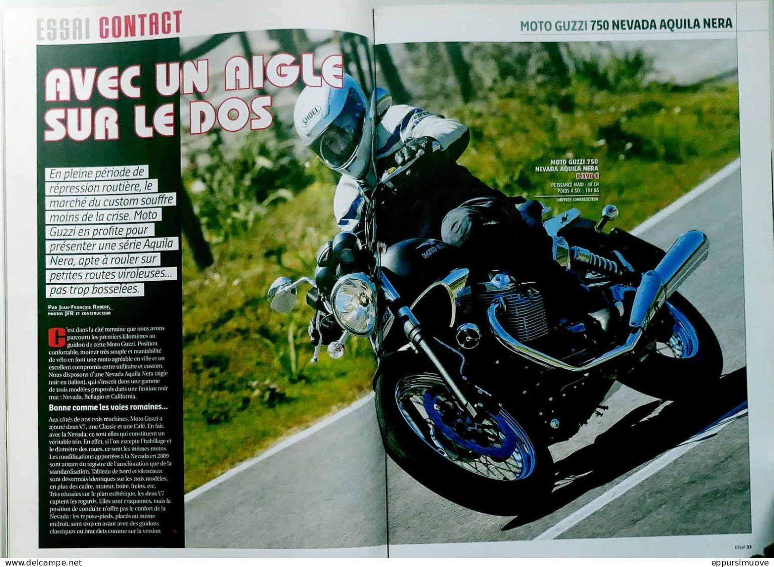 Article Papier 19 Pages ROADSTERS HARLEY XR 1200 X BMW R1200 R DUCATI MONSTER YAMAHA XJR MOTO GUZZI GRISO 8V + 750 NEVAD - Ohne Zuordnung