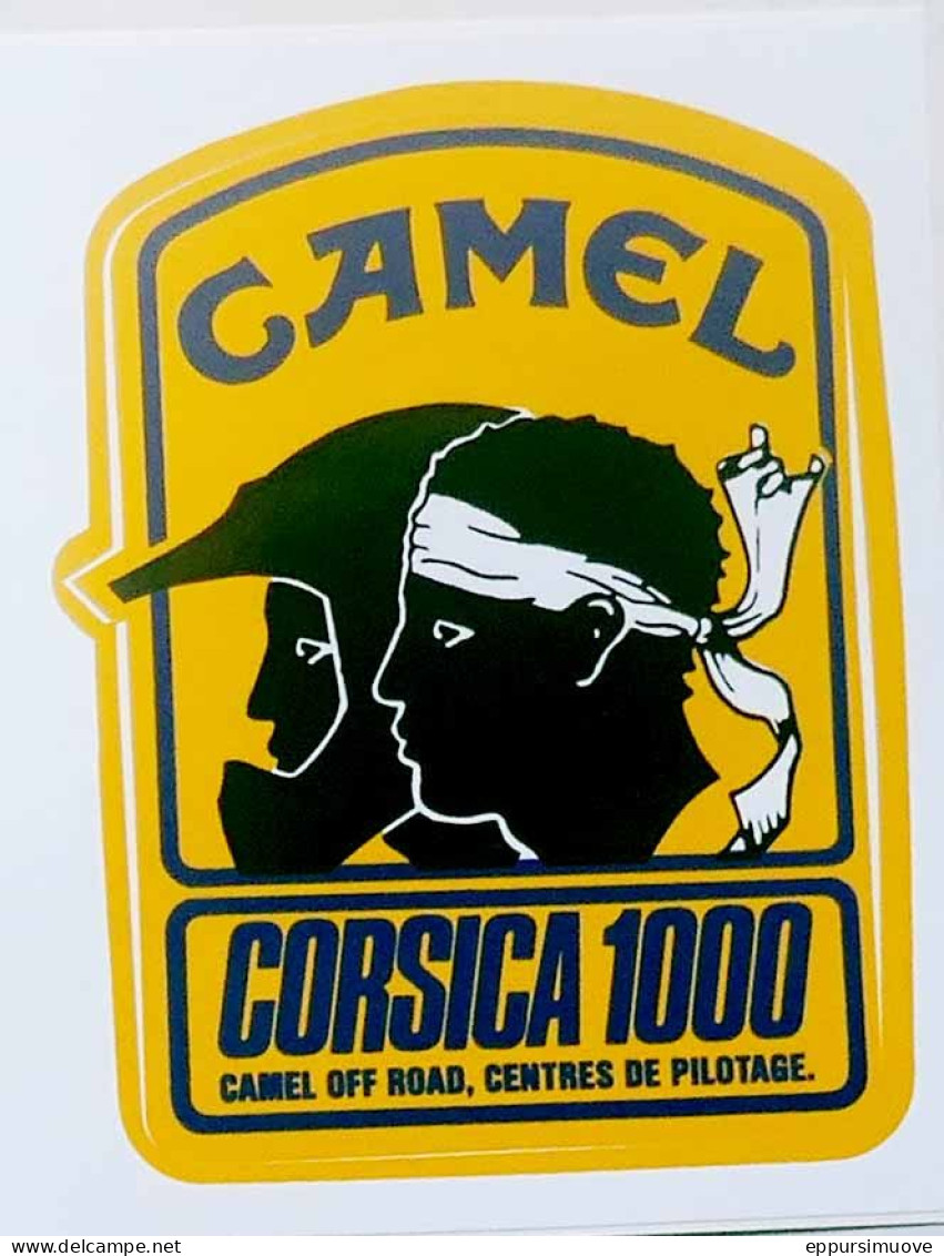 Sticker Autocollant MOTO CAMEL CORSICA Octobre 1991 MRFL - Advertising