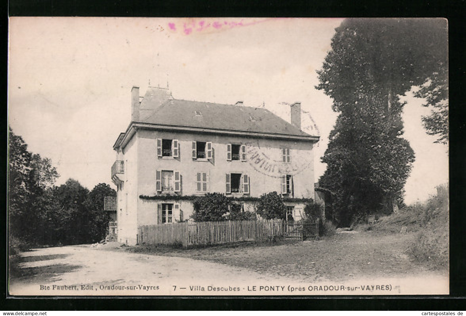 CPA Le Ponty /Oradour-sur-Vayres, Villa Descubes  - Oradour Sur Vayres