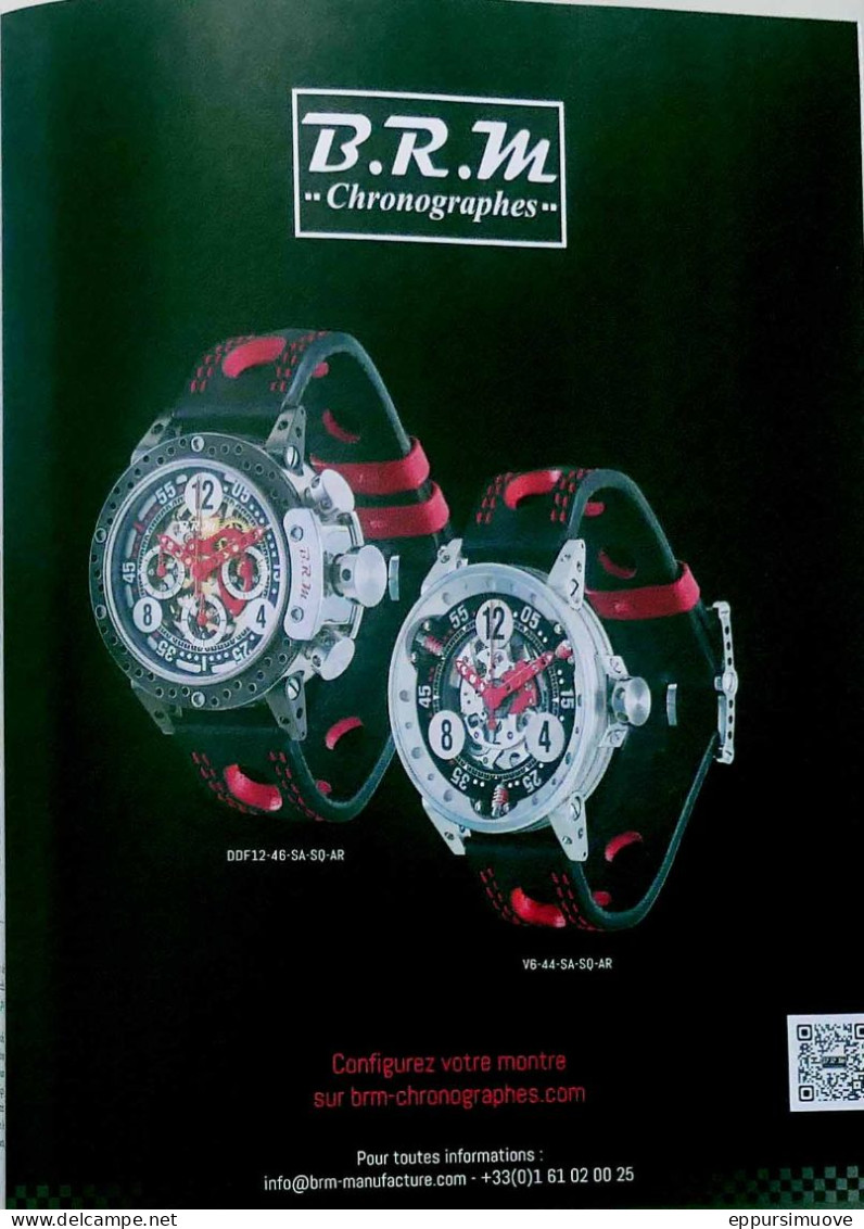 Publicité Papier  MONTRE BRM CHRONOGRAPHES Novembre 2021 FL-01 - Pubblicitari