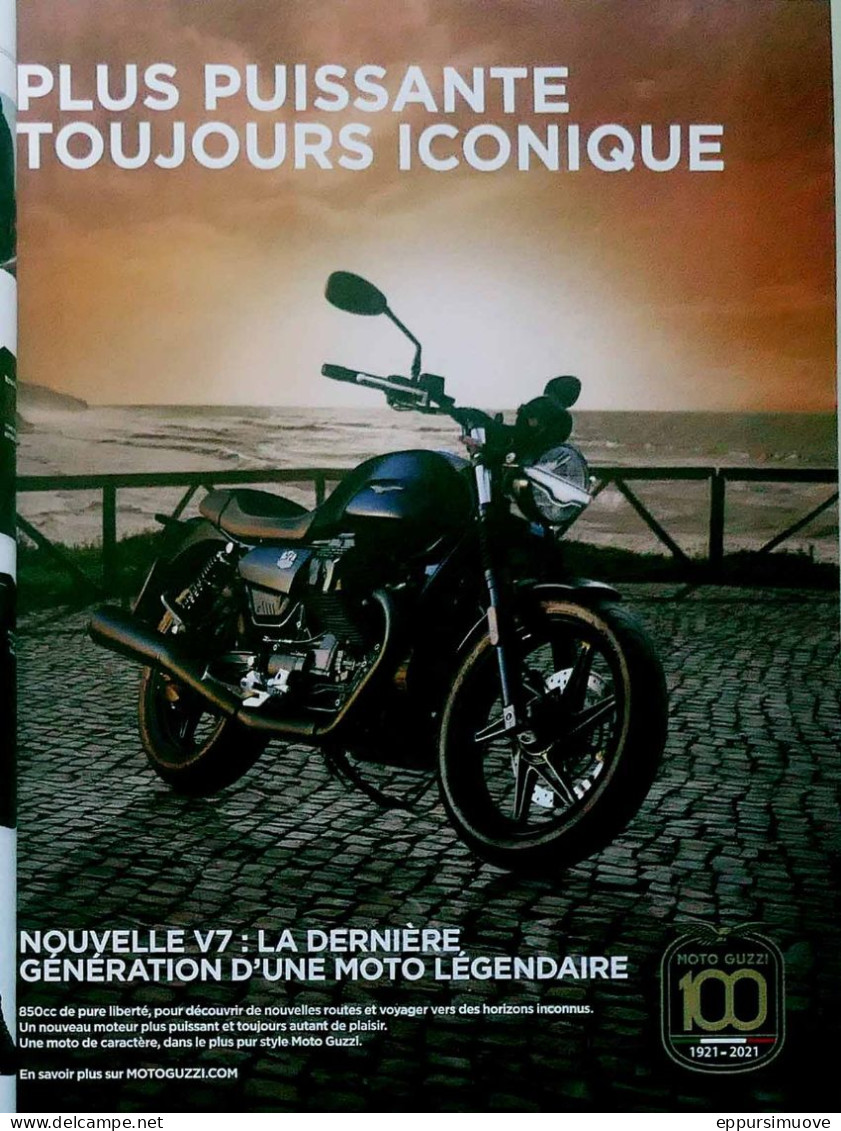 Publicité Papier  MOTO GUZZI V7 CENTENAIRE Novembre 2021 FL-01 - Pubblicitari