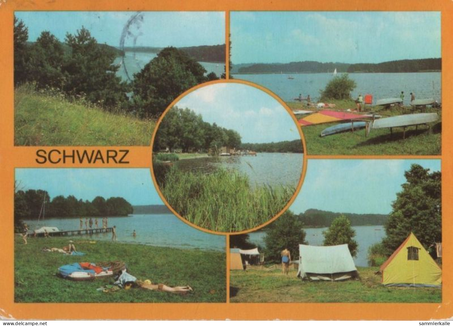 39030 - Schwarz Bei Neustrelitz - U.a. Blick Vom Campingplatz - 1982 - Neubrandenburg